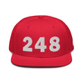 248 Area Code Snapback Hat