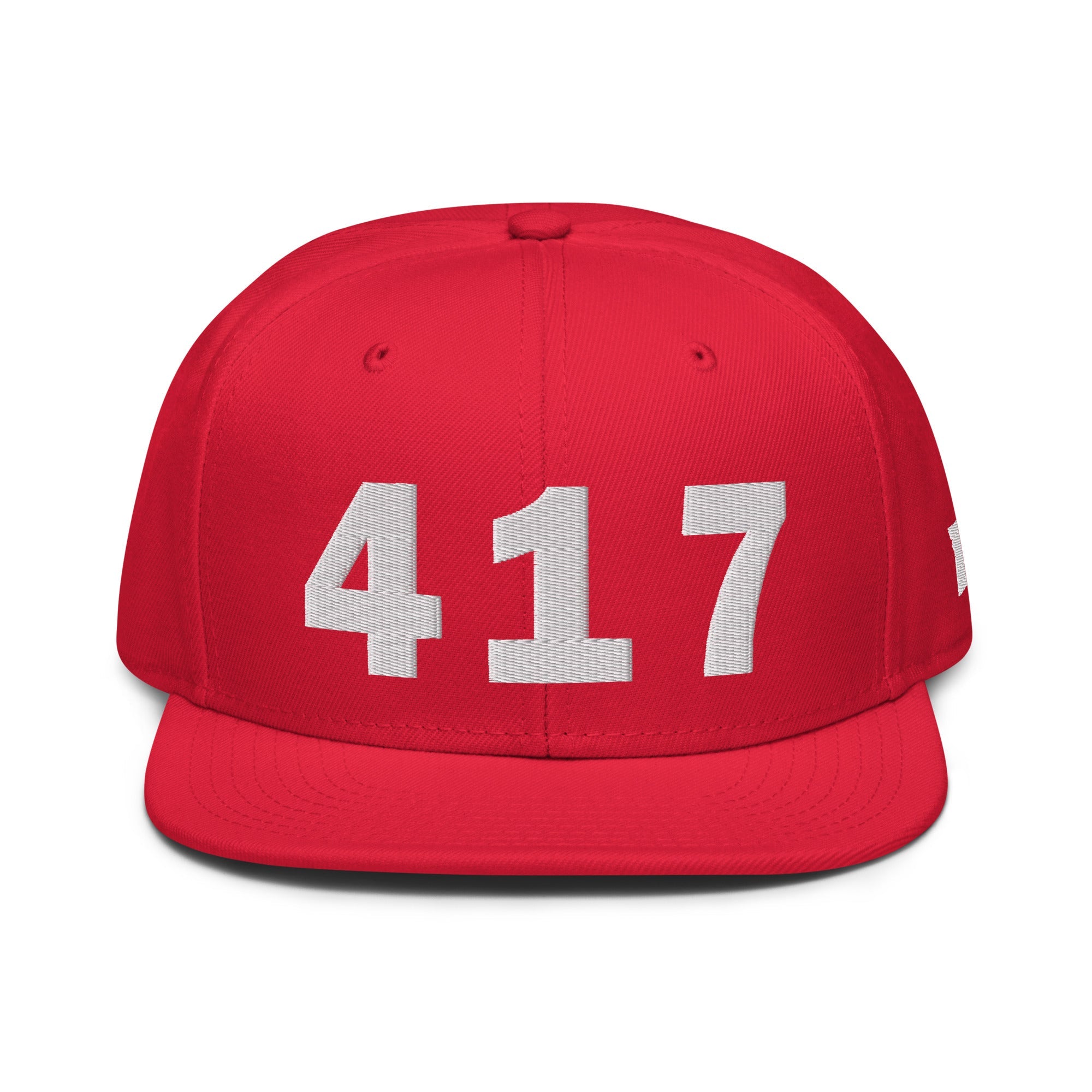 417 Area Code Snapback Hat