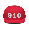 910 Area Code Snapback Hat