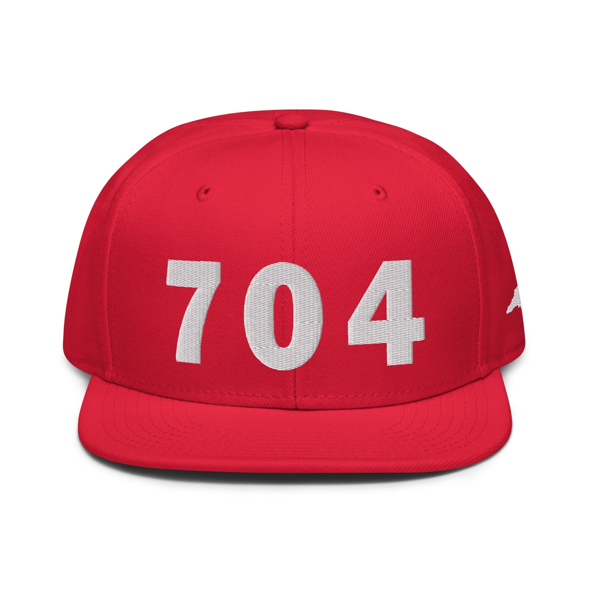 704 Area Code Snapback Hat