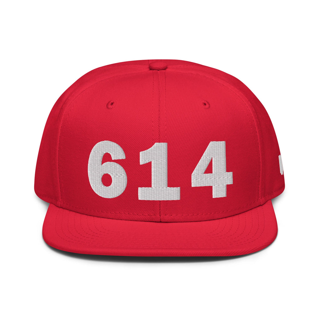 614 Area Code Snapback Hat