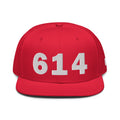 614 Area Code Snapback Hat