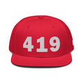 419 Area Code Snapback Hat