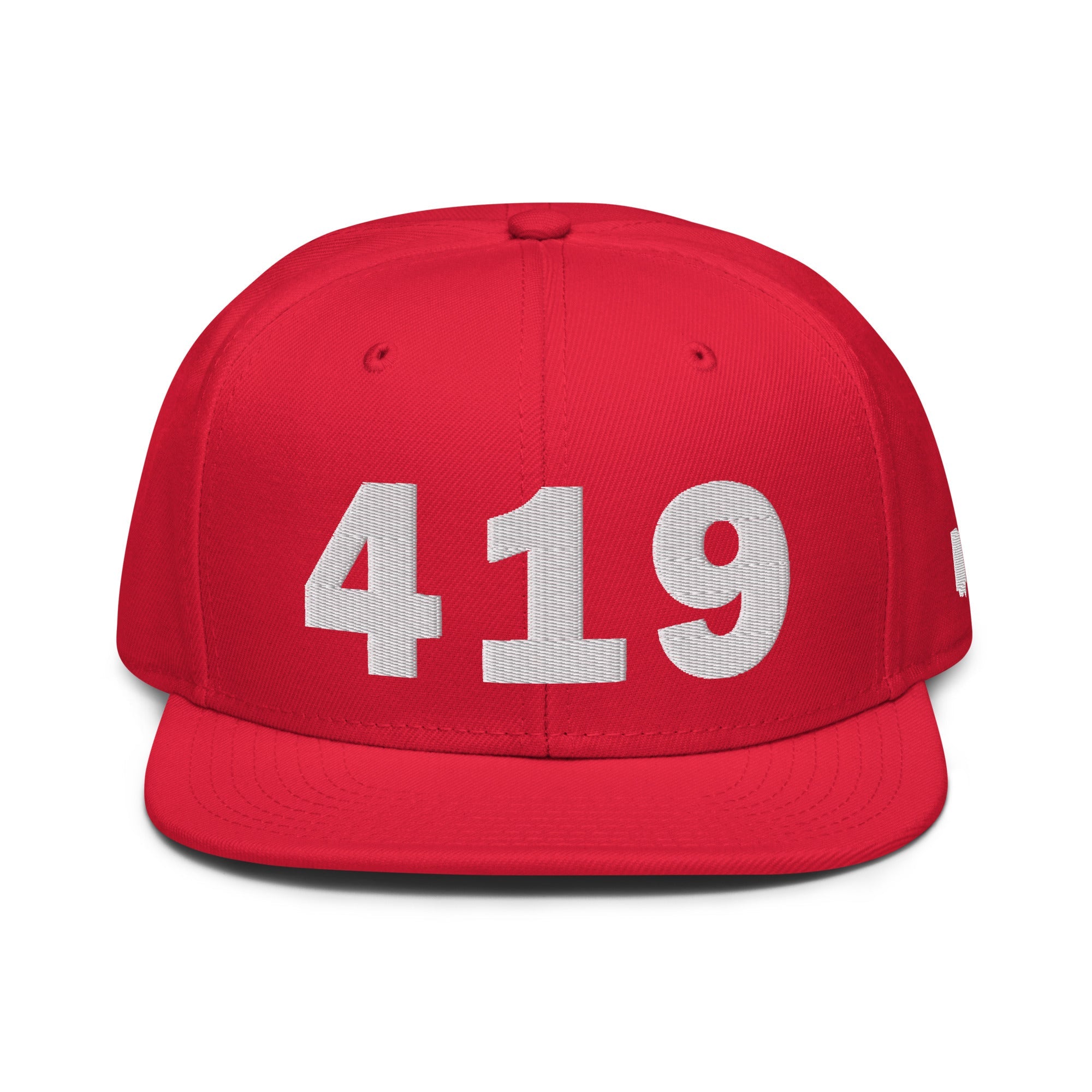 419 Area Code Snapback Hat