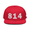 814 Area Code Snapback Hat