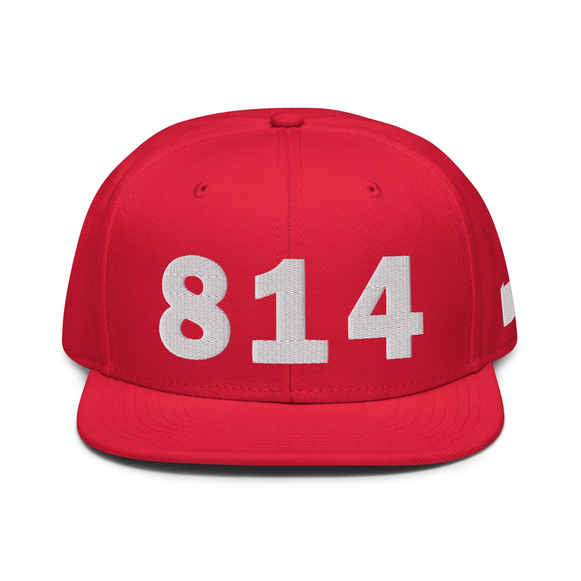 814 Area Code Snapback Hat