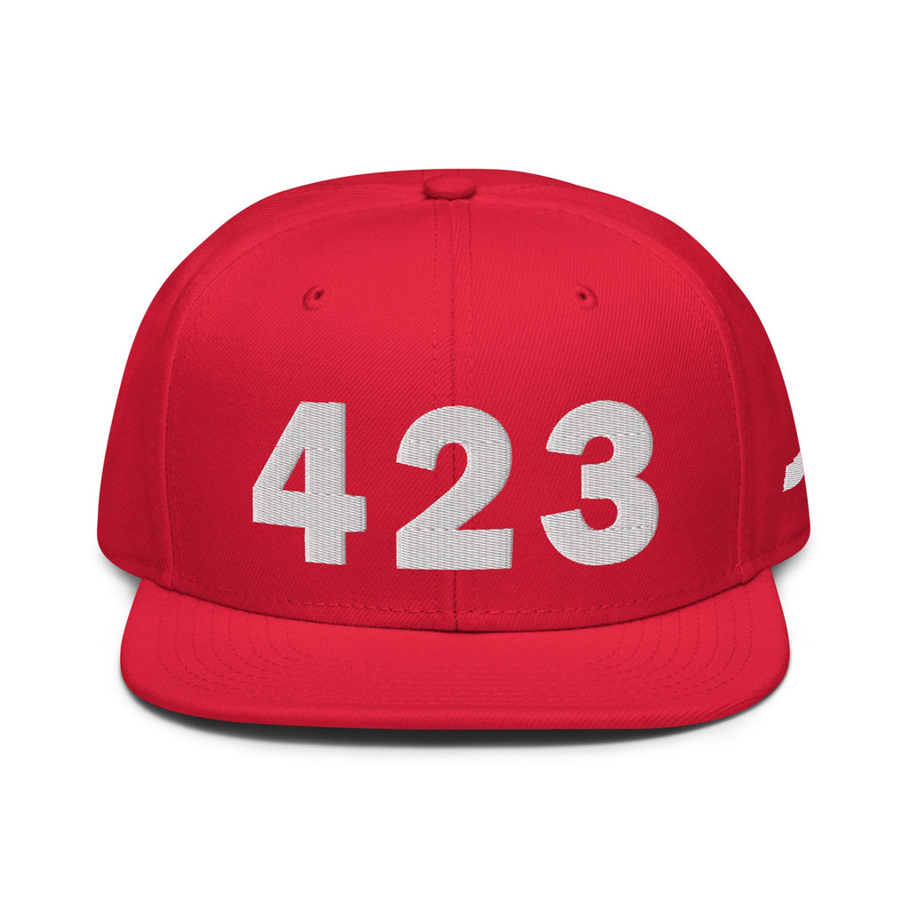 423 Area Code Snapback Hat
