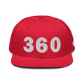 360 Area Code Snapback Hat