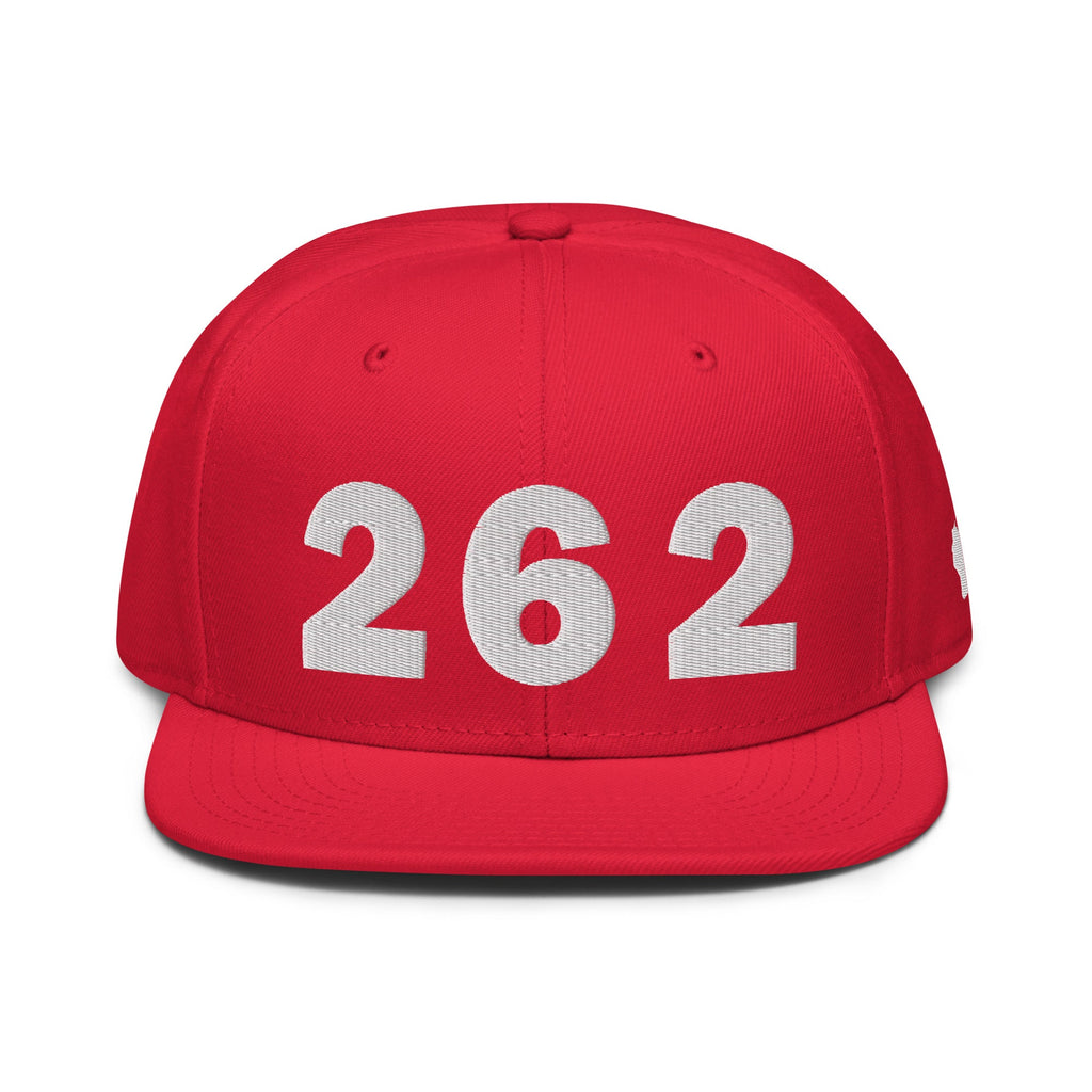 262 Area Code Snapback Hat