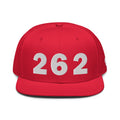 262 Area Code Snapback Hat
