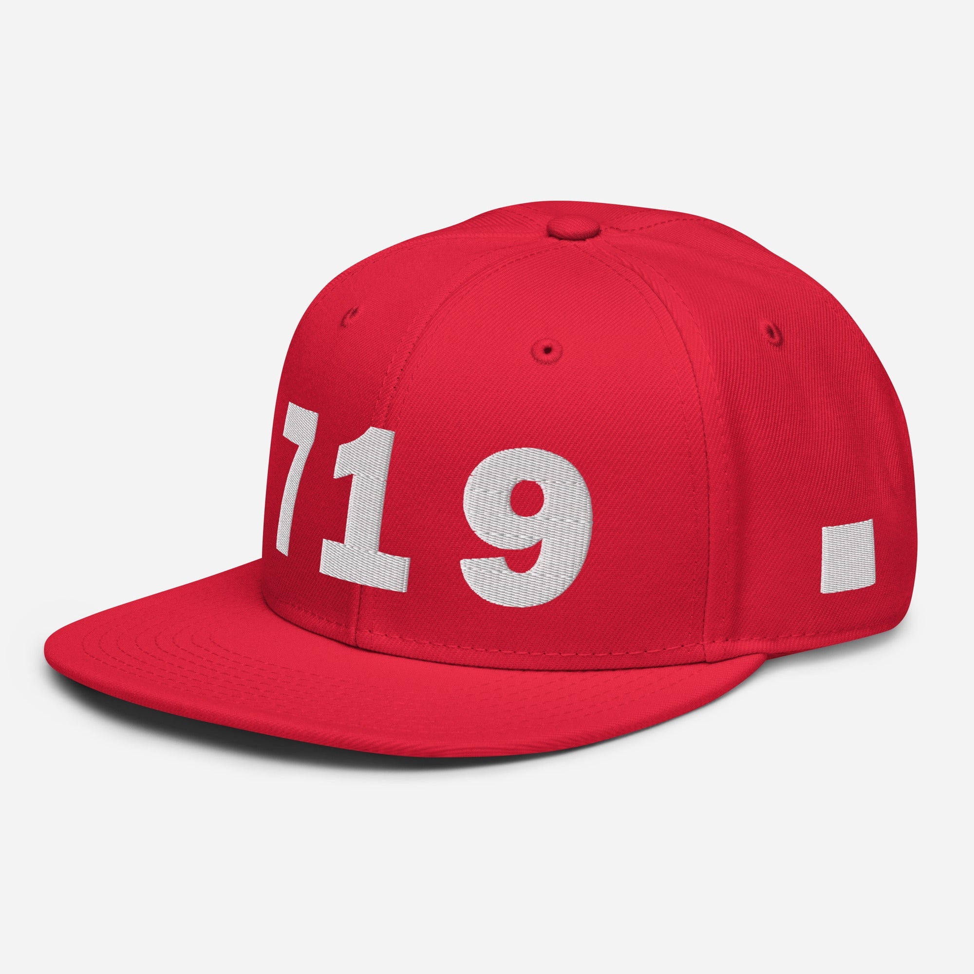 719 Area Code Snapback Hat