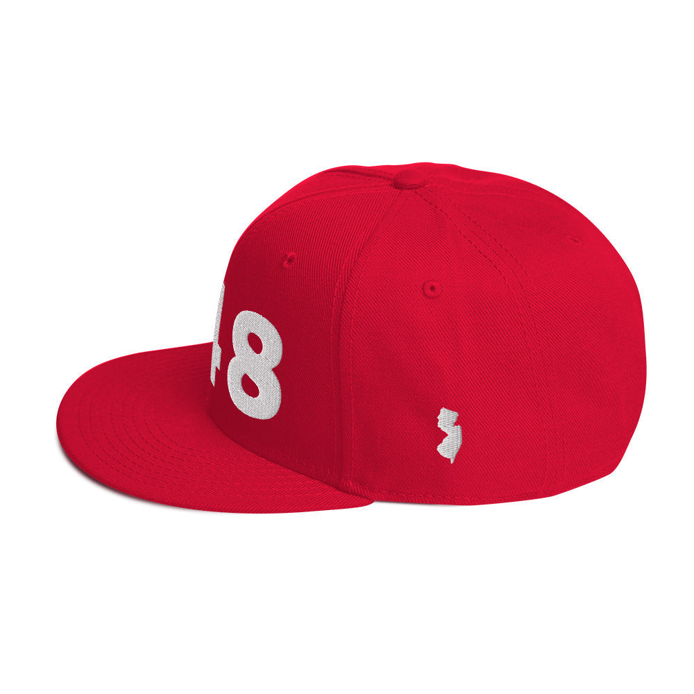 848 Area Code Snapback Hat