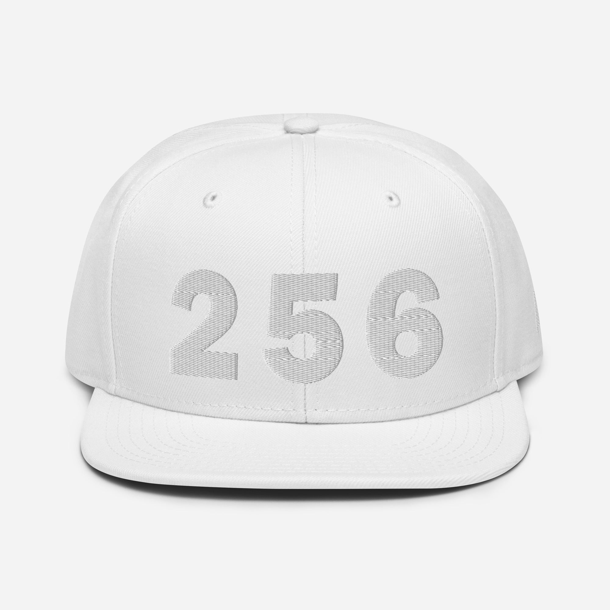 256 Area Code Snapback Hat