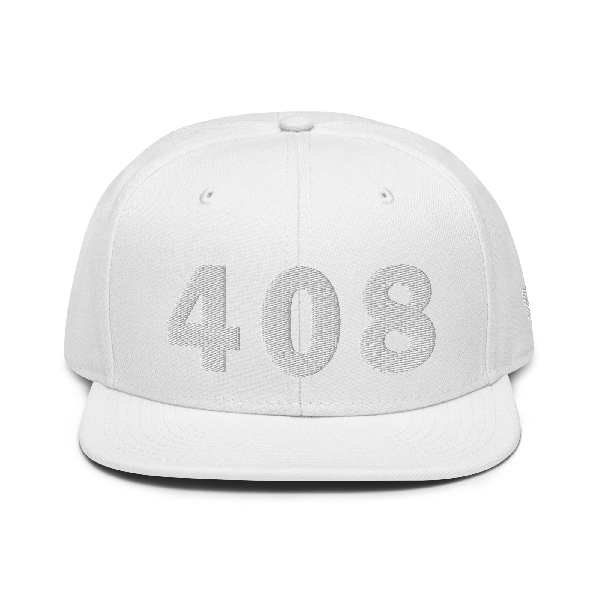 408 Area Code Snapback Hat