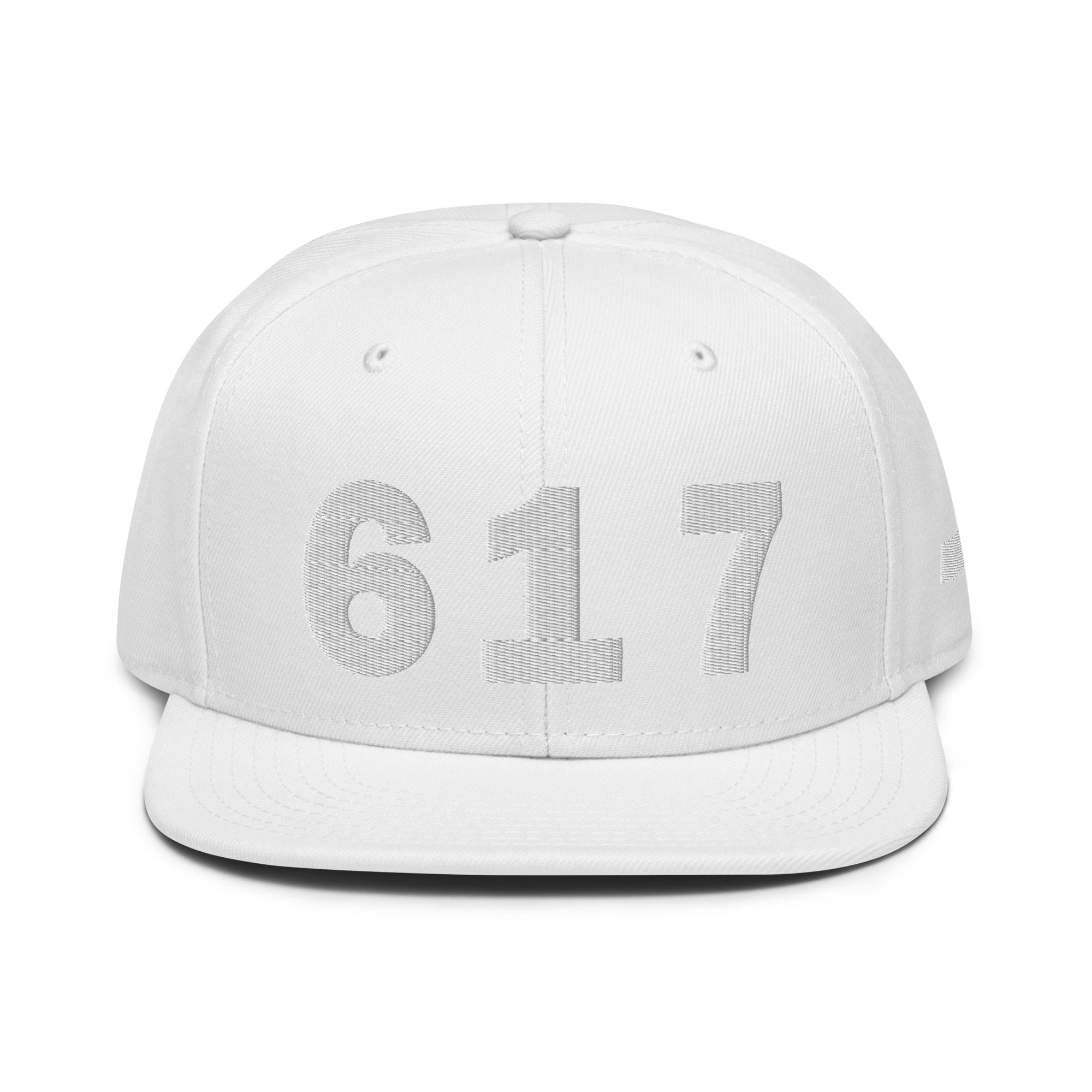 617 Area Code Snapback Hat