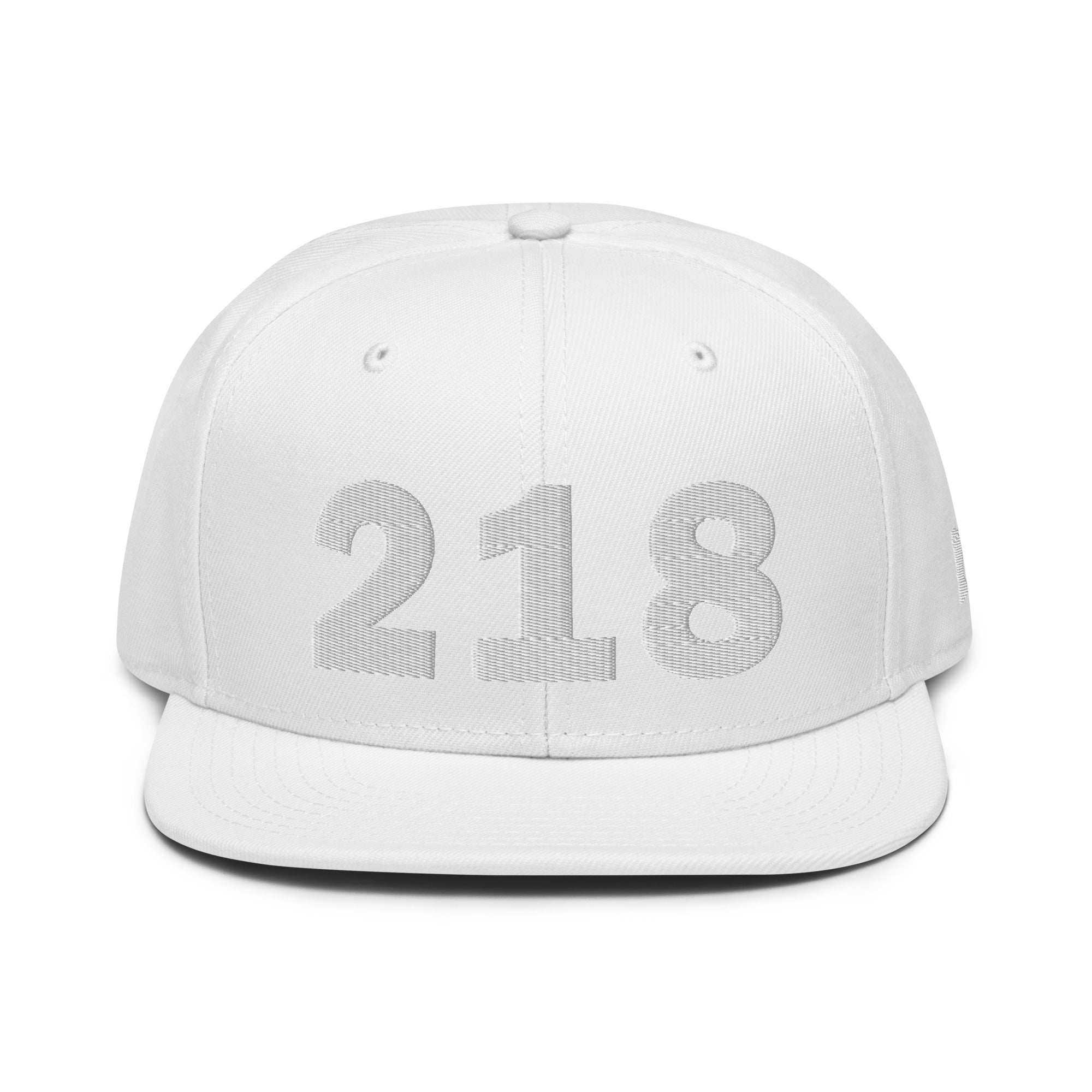 218 Area Code Snapback Hat