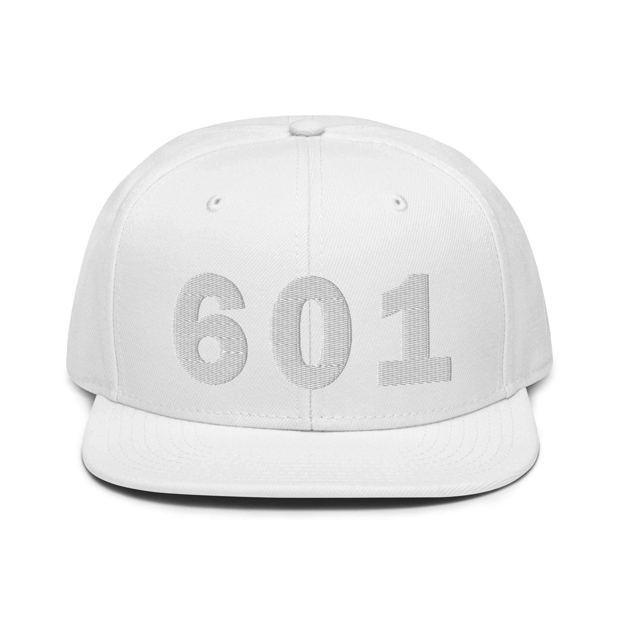 601 Area Code Snapback Hat