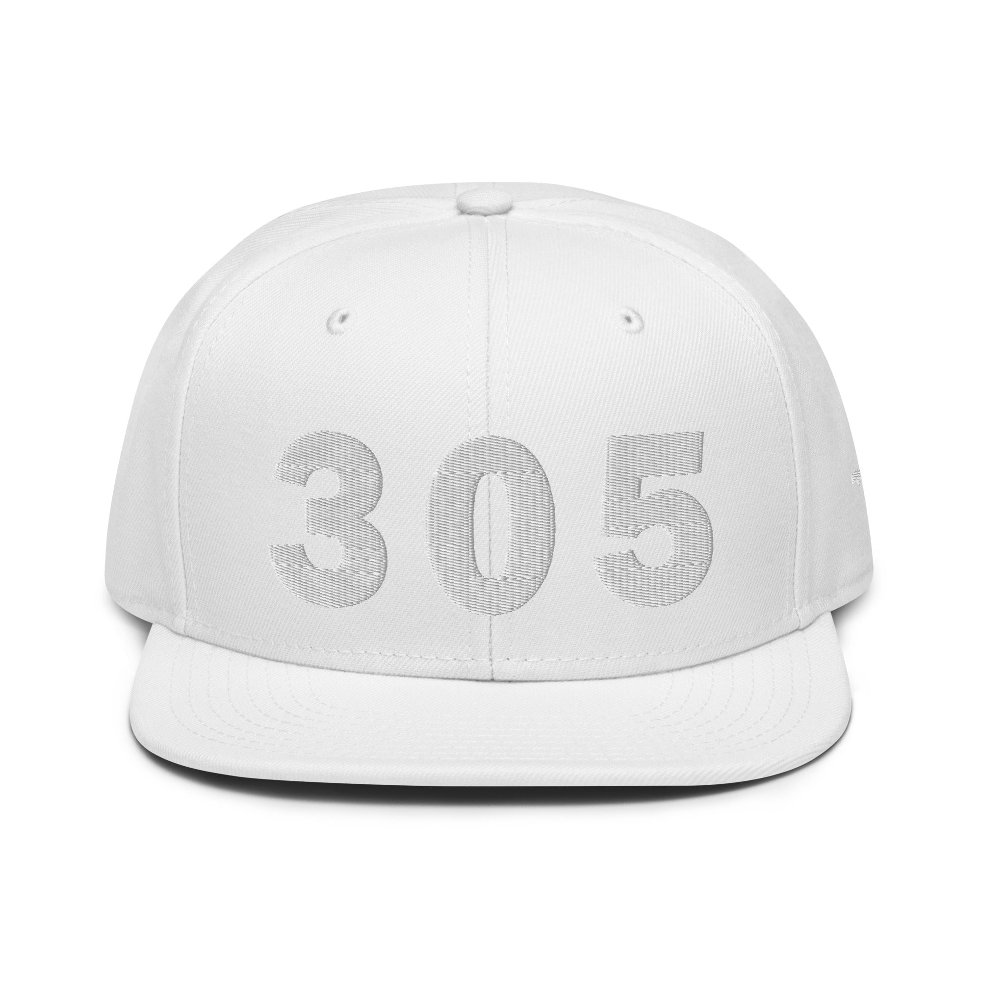 305 Area Code Snapback Hat