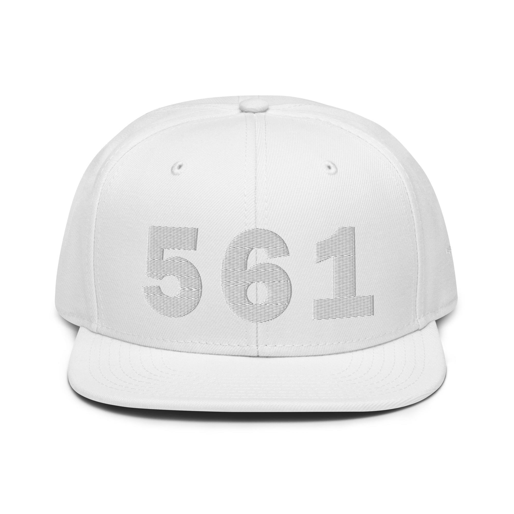561 Area Code Snapback Hat