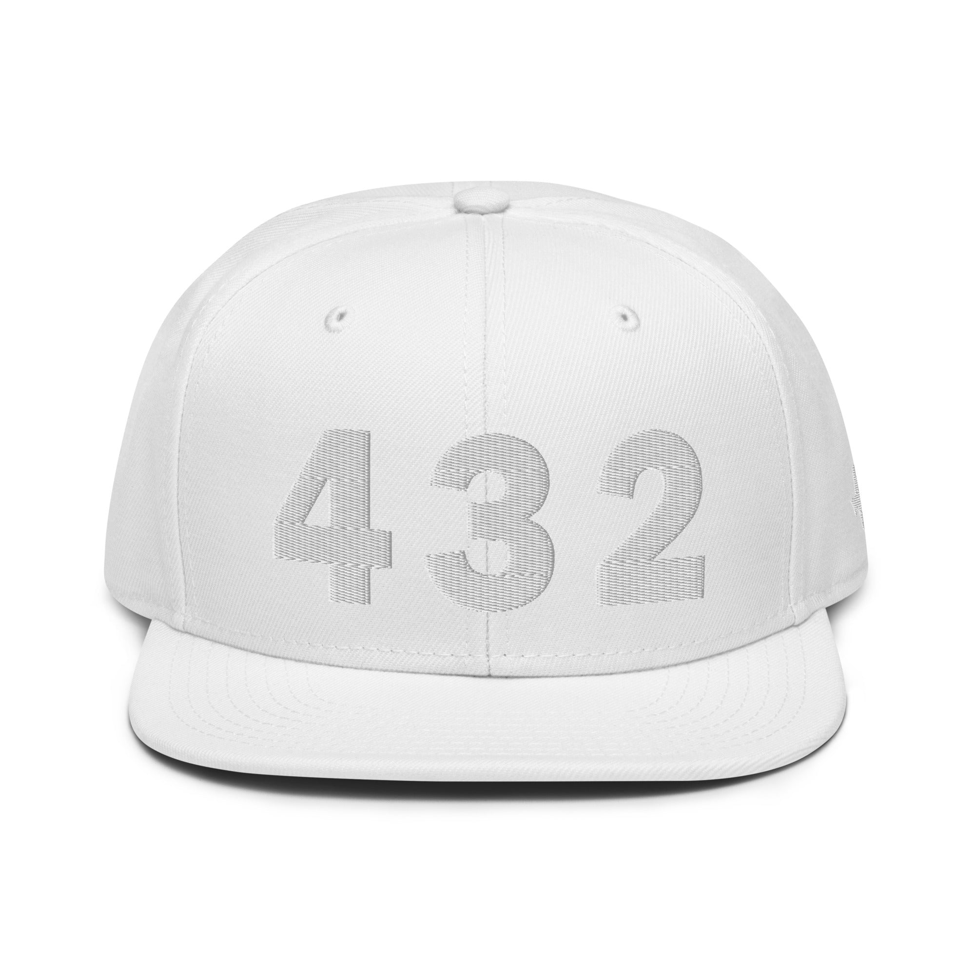 432 Area Code Snapback Hat