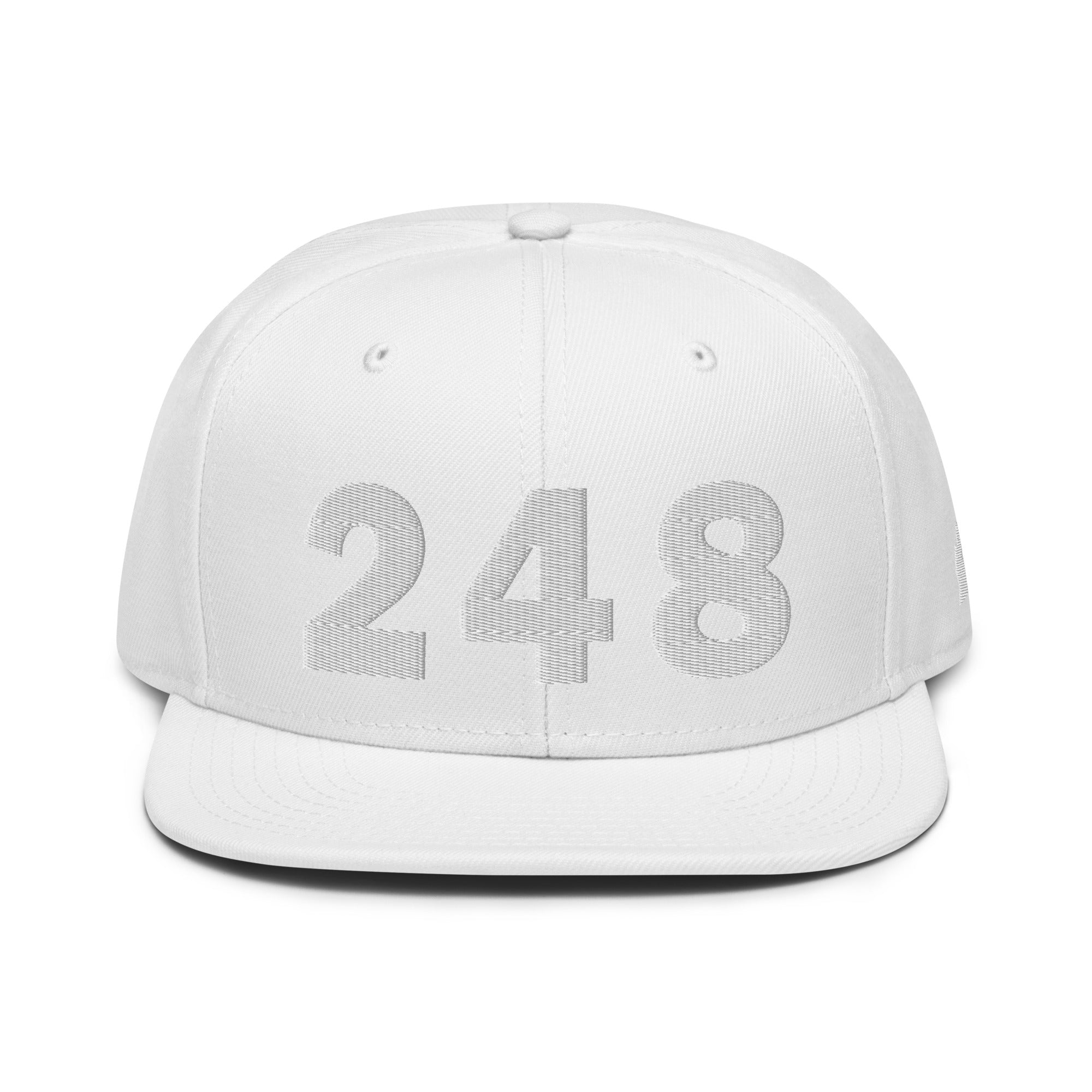 248 Area Code Snapback Hat