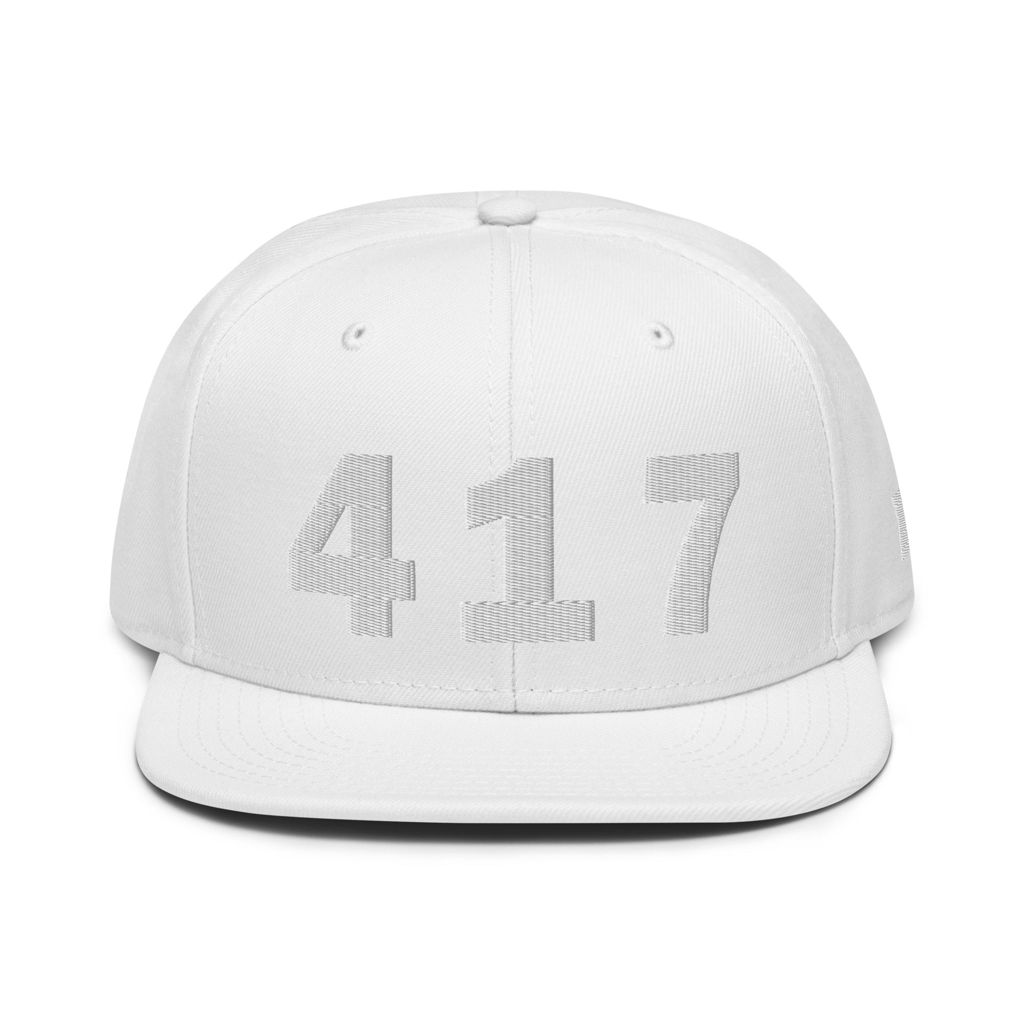 417 Area Code Snapback Hat