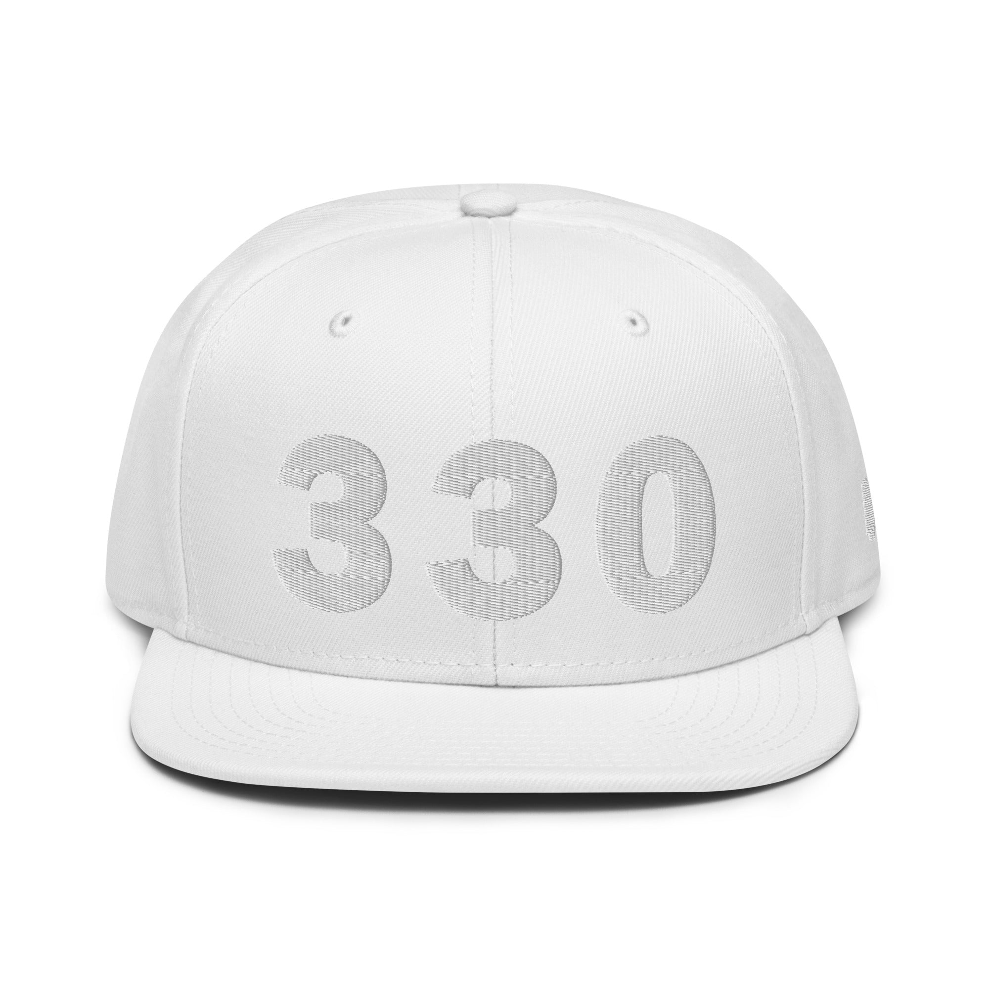 330 Area Code Snapback Hat