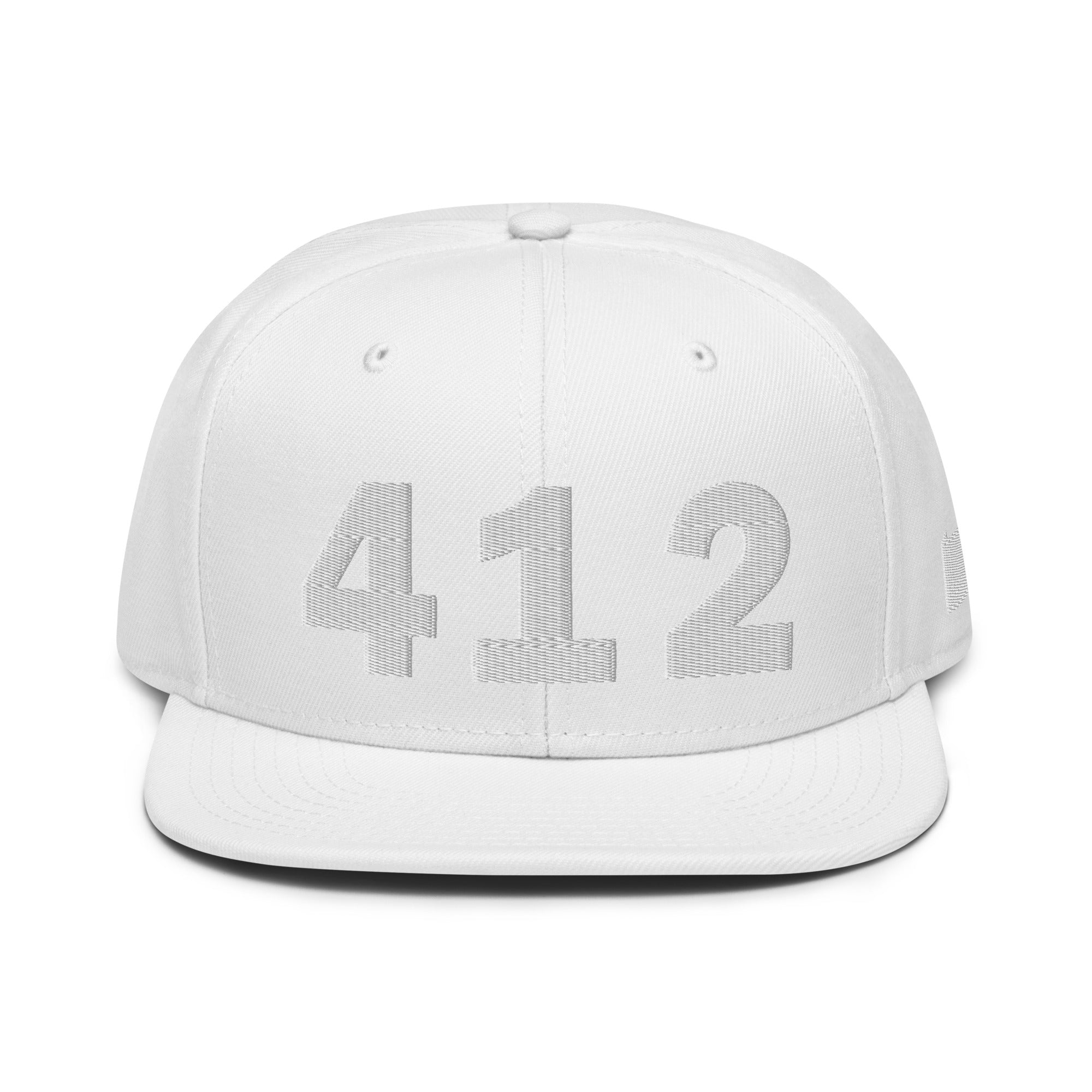 412 Area Code Snapback Hat