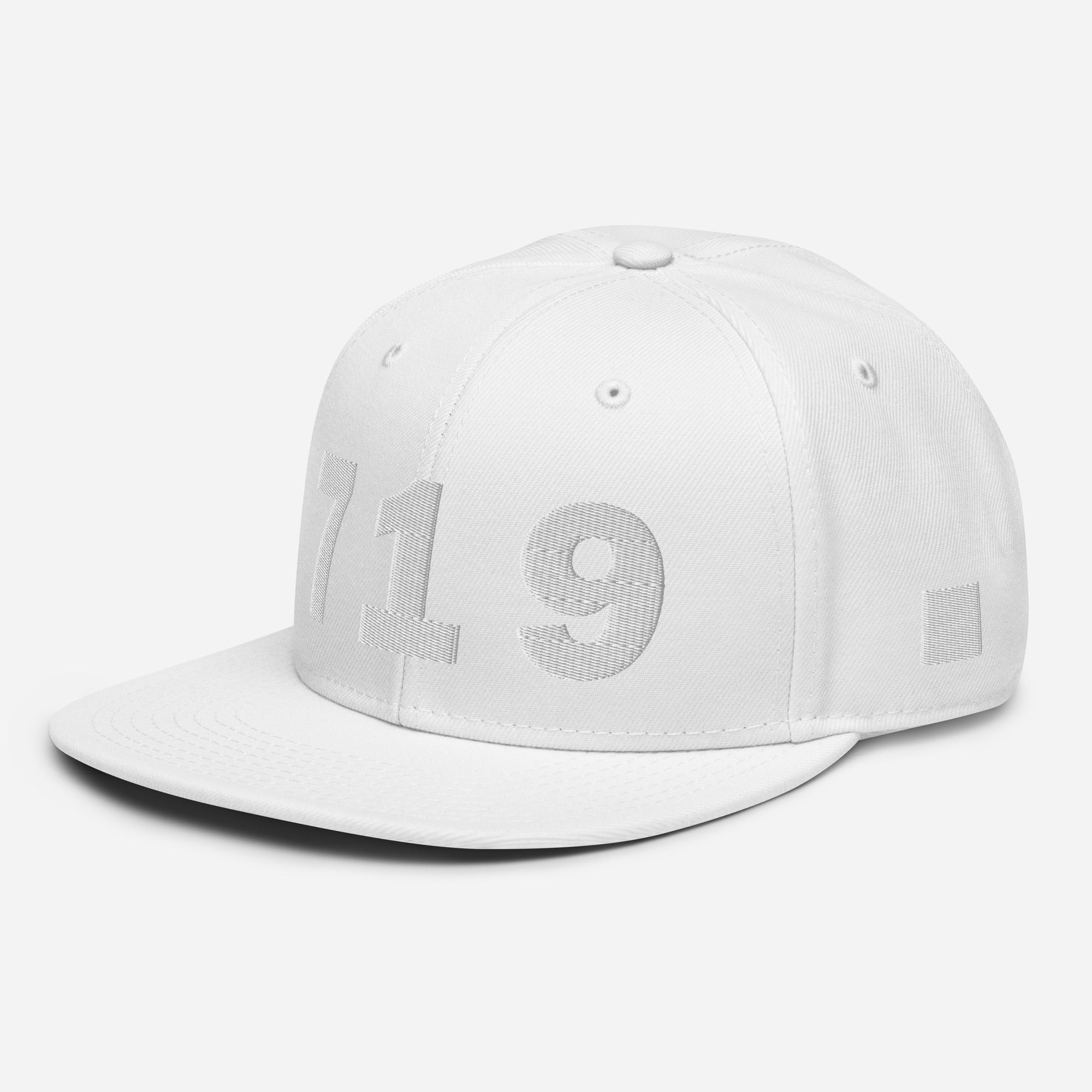 719 Area Code Snapback Hat
