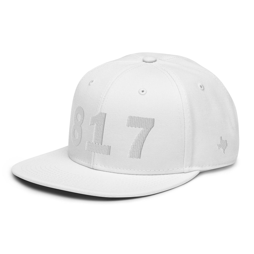817 Area Code Snapback Hat
