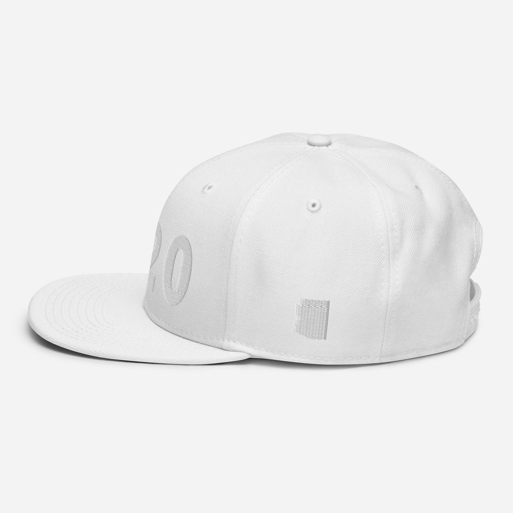 520 Area Code Snapback Hat