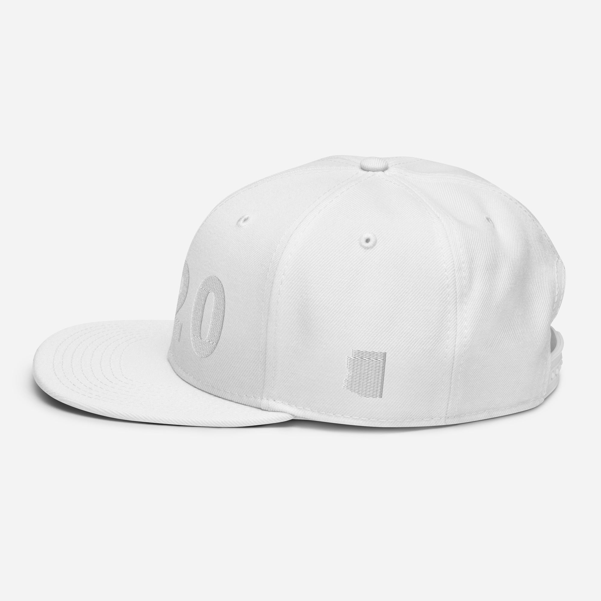 520 Area Code Snapback Hat