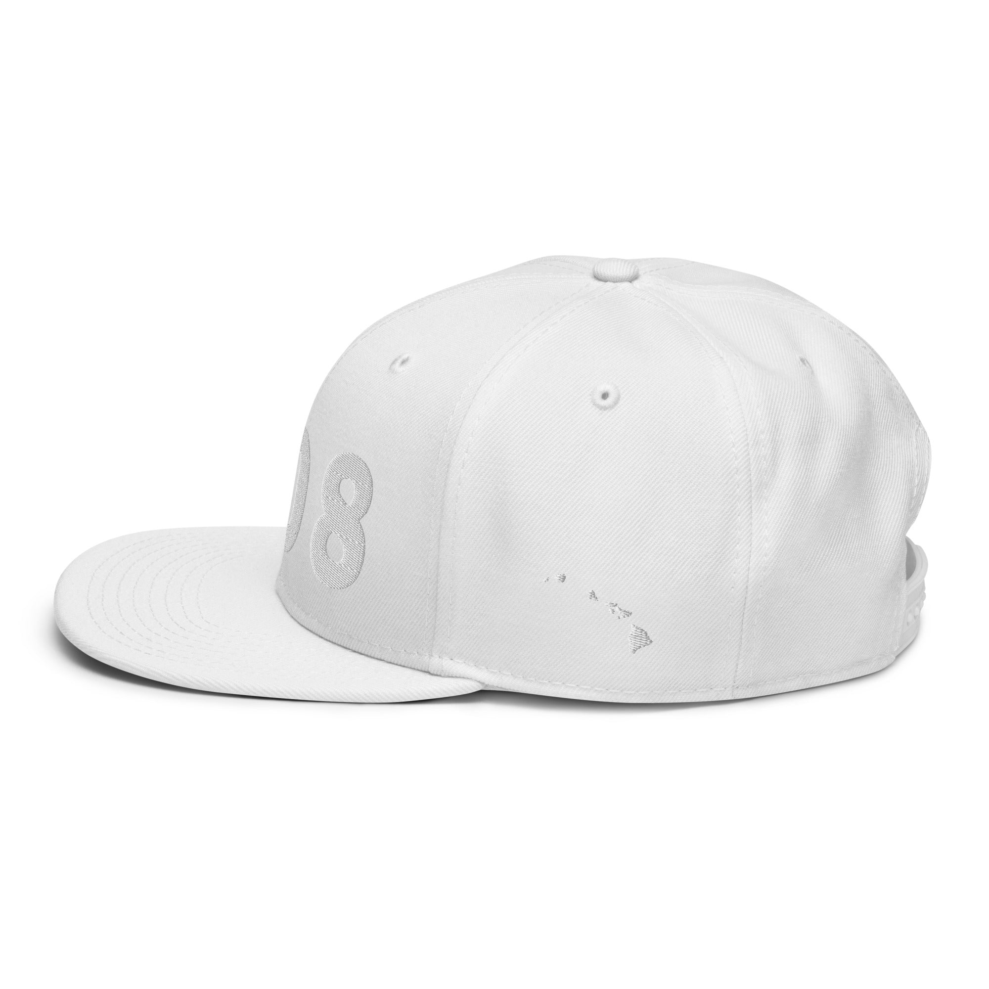 808 Area Code Snapback Hat