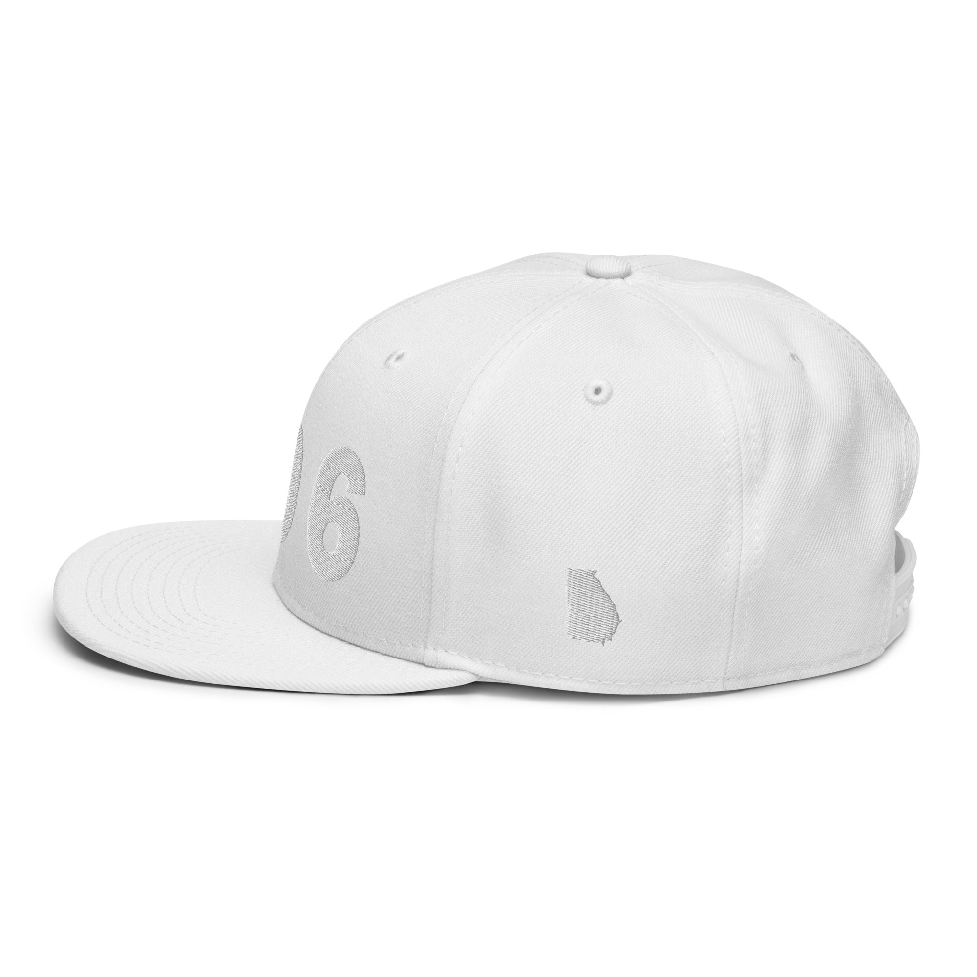 706 Area Code Snapback Hat