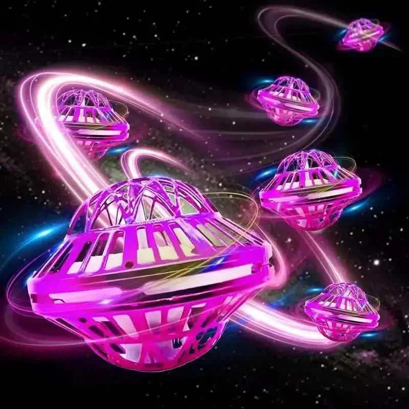 3rd Gen UFO Rotating Flying Toy with Vibrant LED Illumination