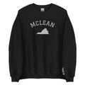Mclean Virginia Embroidered Crew Neck Sweatshirt