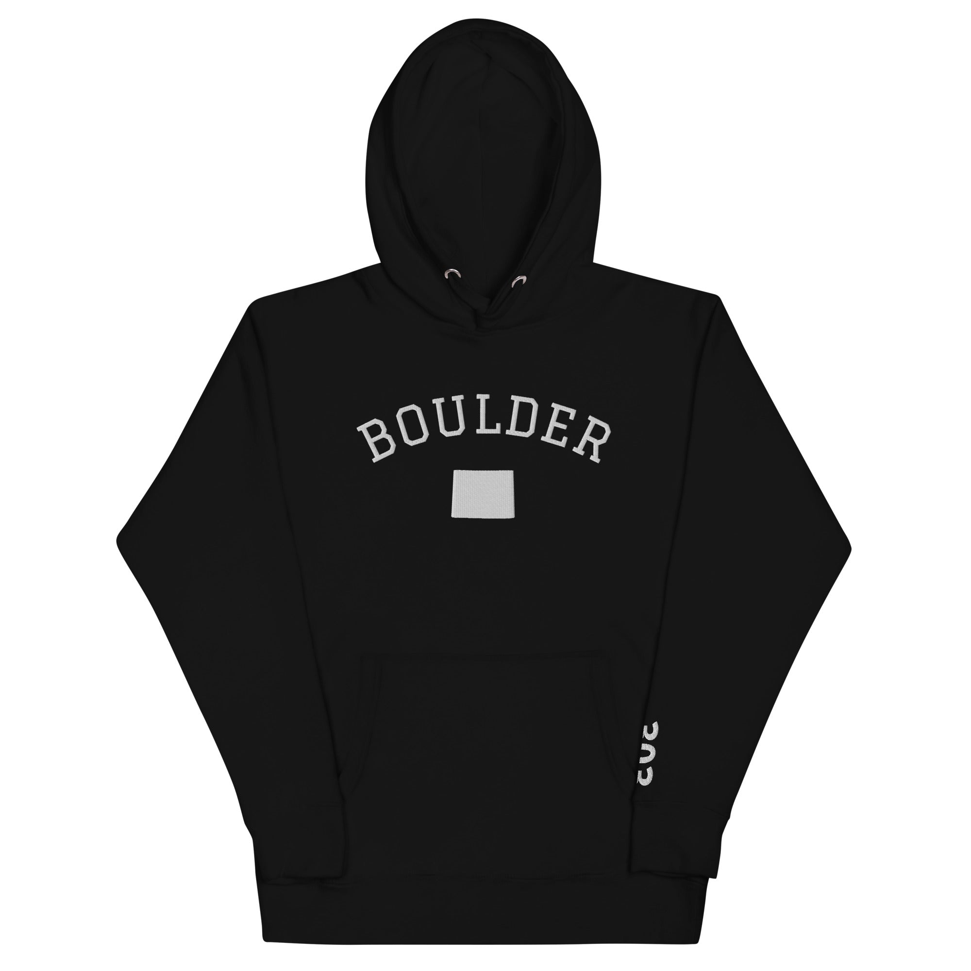 Boulder Colorado Premium Embroidered Hoodie