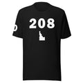 208 Area Code Unisex T Shirt