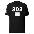 303 Area Code Unisex T Shirt