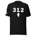 312 Area Code Unisex T Shirt