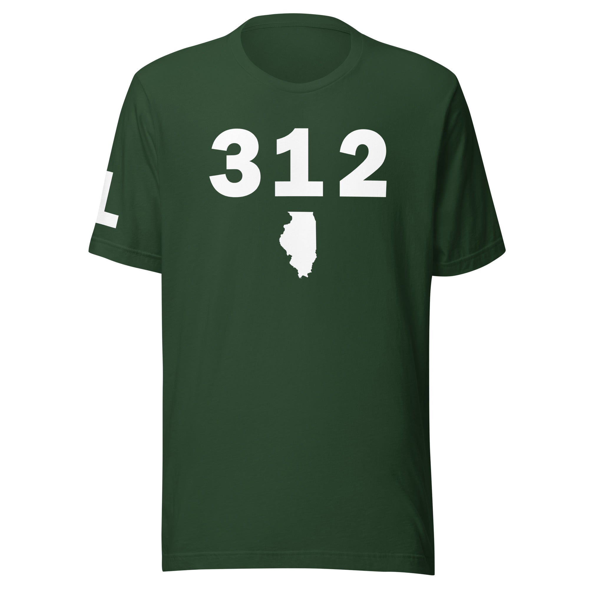 312 Area Code Unisex T Shirt