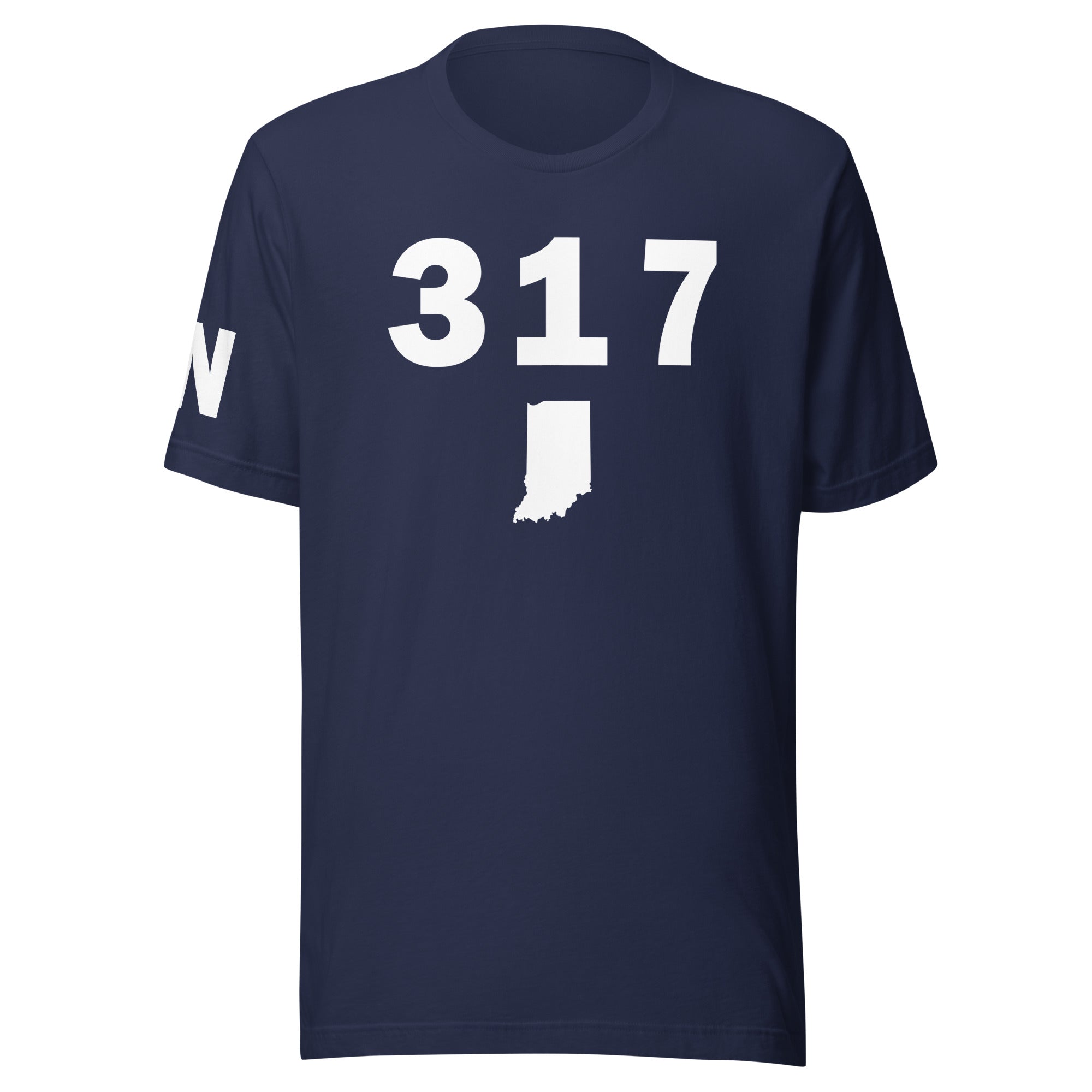 317 Area Code Unisex T Shirt