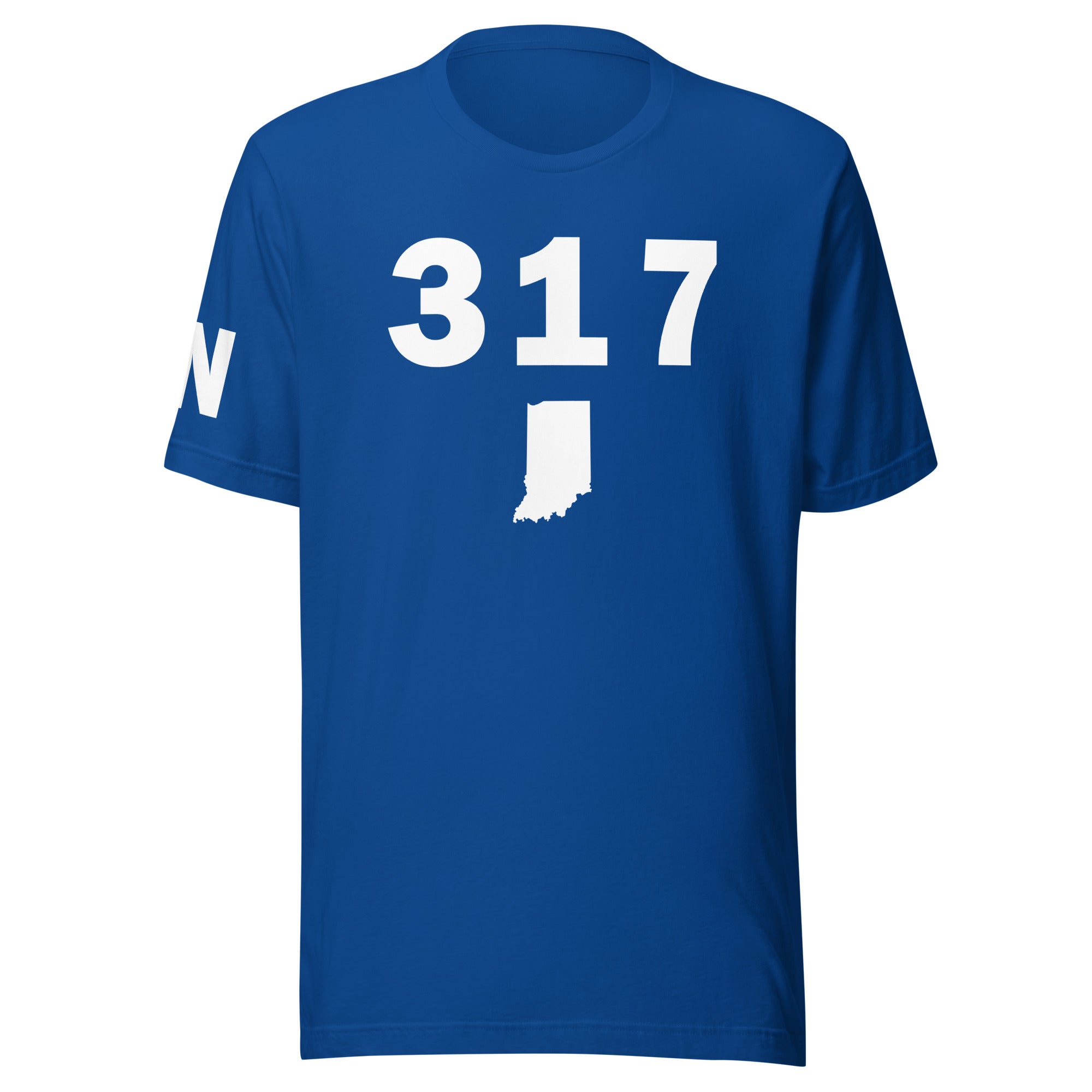 317 Area Code Unisex T Shirt