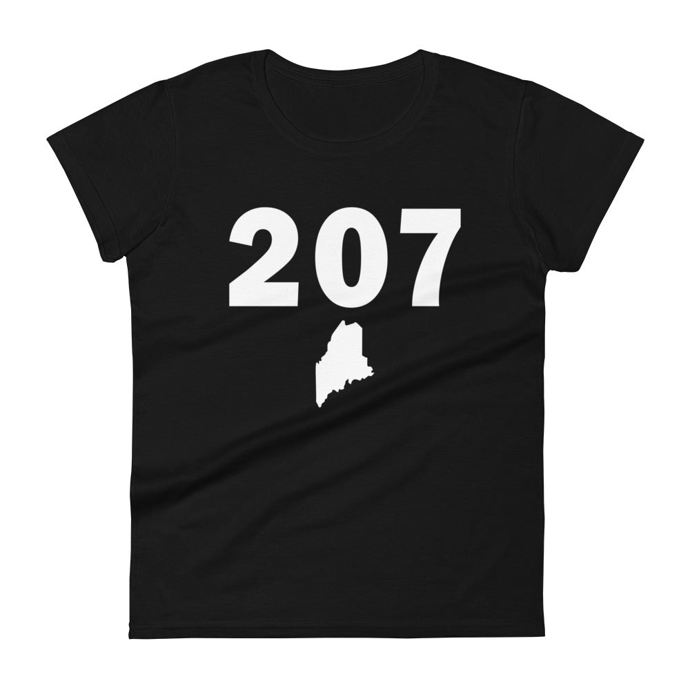 207 Area Code Women's Fashion Fit T Shirt