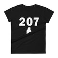 207 Area Code Women's Fashion Fit T Shirt