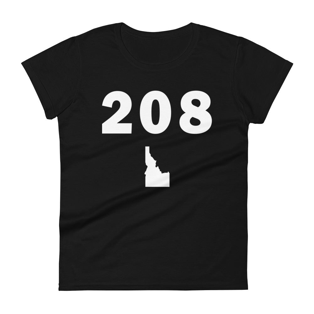 208 Area Code Women's Fashion Fit T Shirt