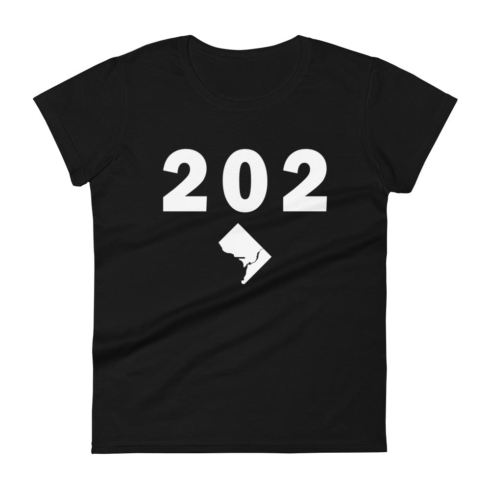 202 Area Code Women's Fashion Fit T Shirt