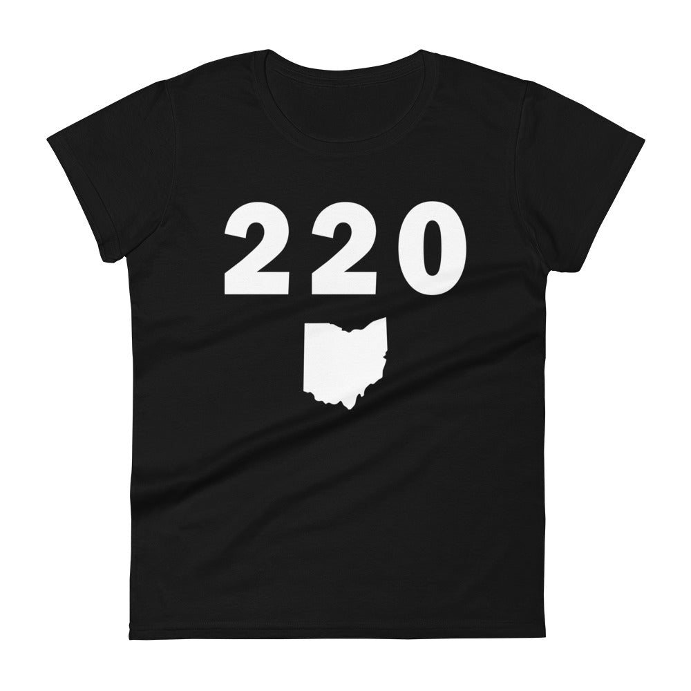 220 Area Code Women's Fashion Fit T Shirt