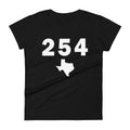 254 Area Code Women's Fashion Fit T Shirt
