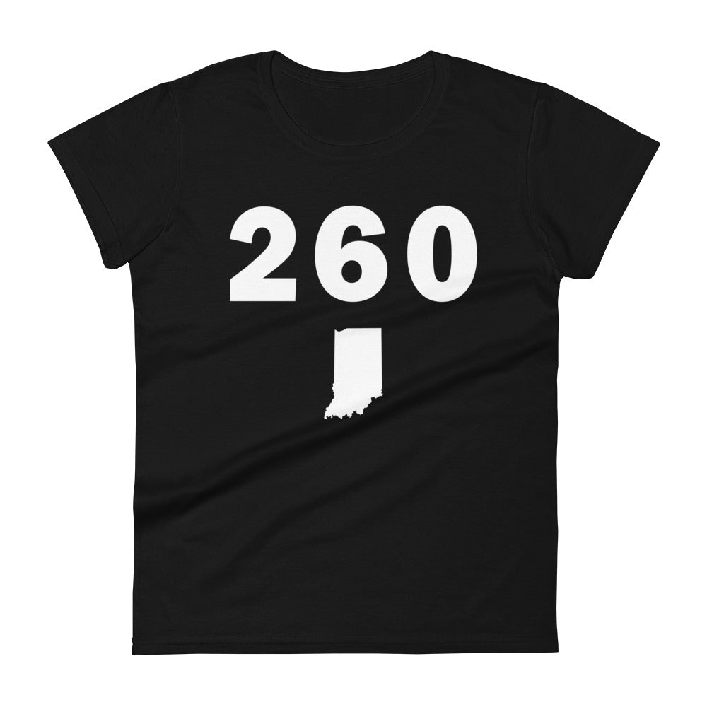 260 Area Code Women's Fashion Fit T Shirt